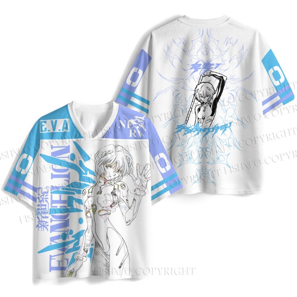 Neon Genesis Evangelion Rei Jersey Shirts