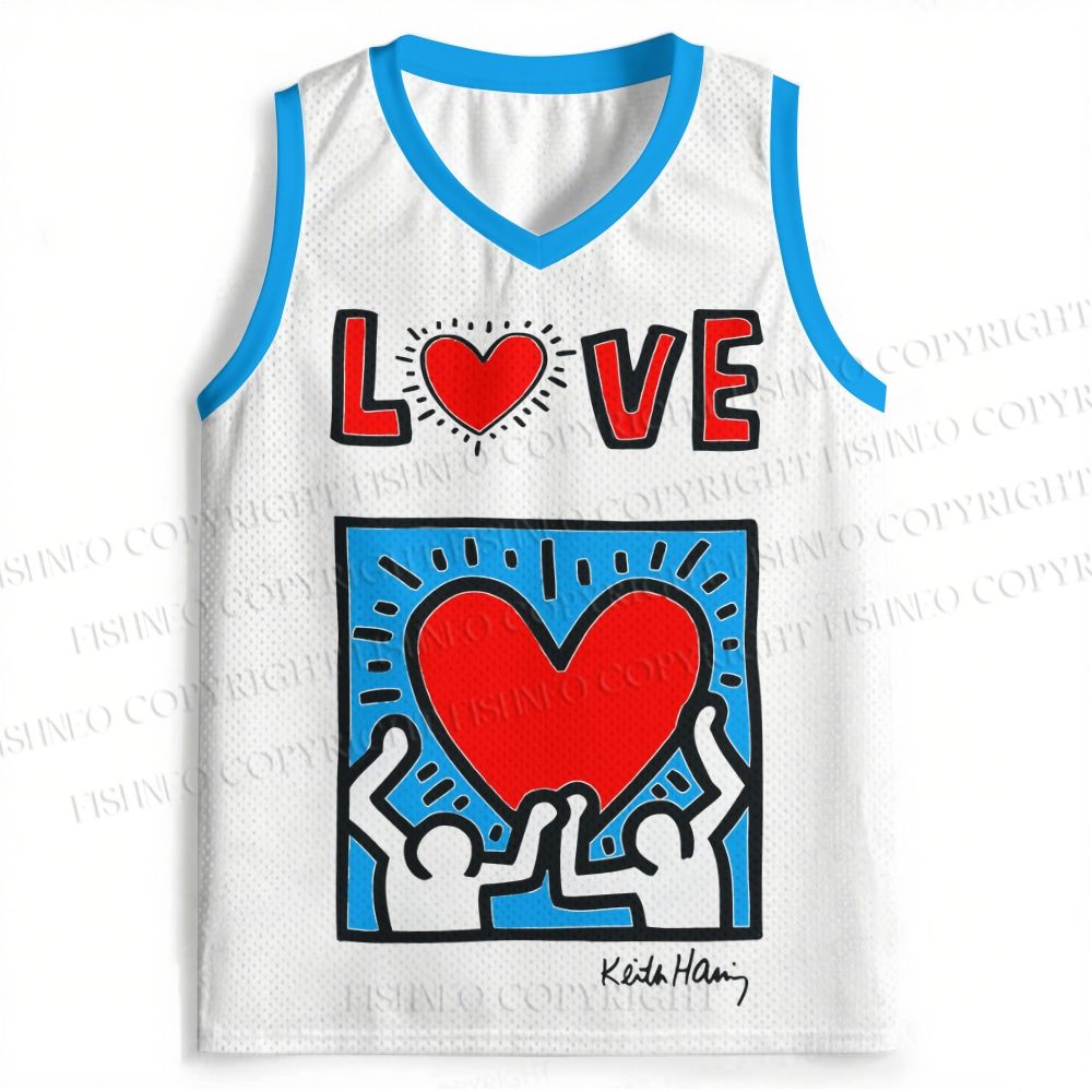 Keith Haring Love Jersey Tank
