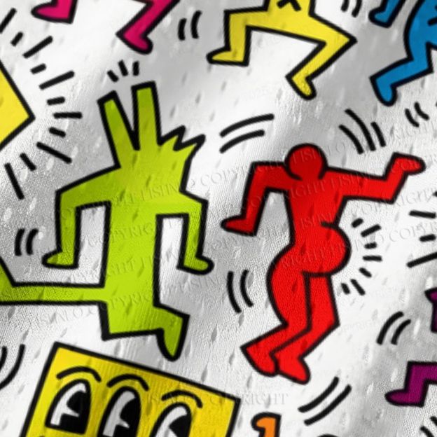 Keith Haring Dancing Figures Jersey Tank