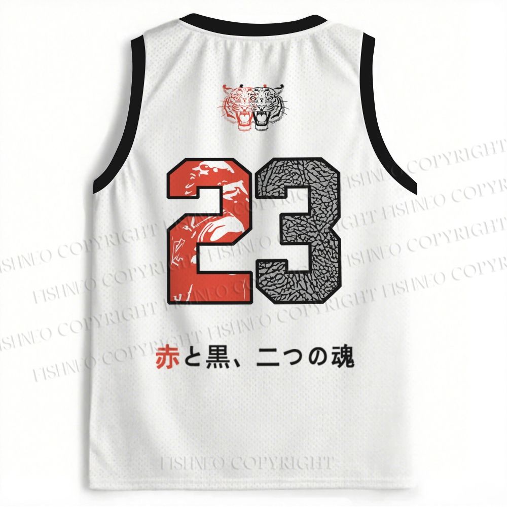 Classic Patchwork Tiger Printed Jersey Tank