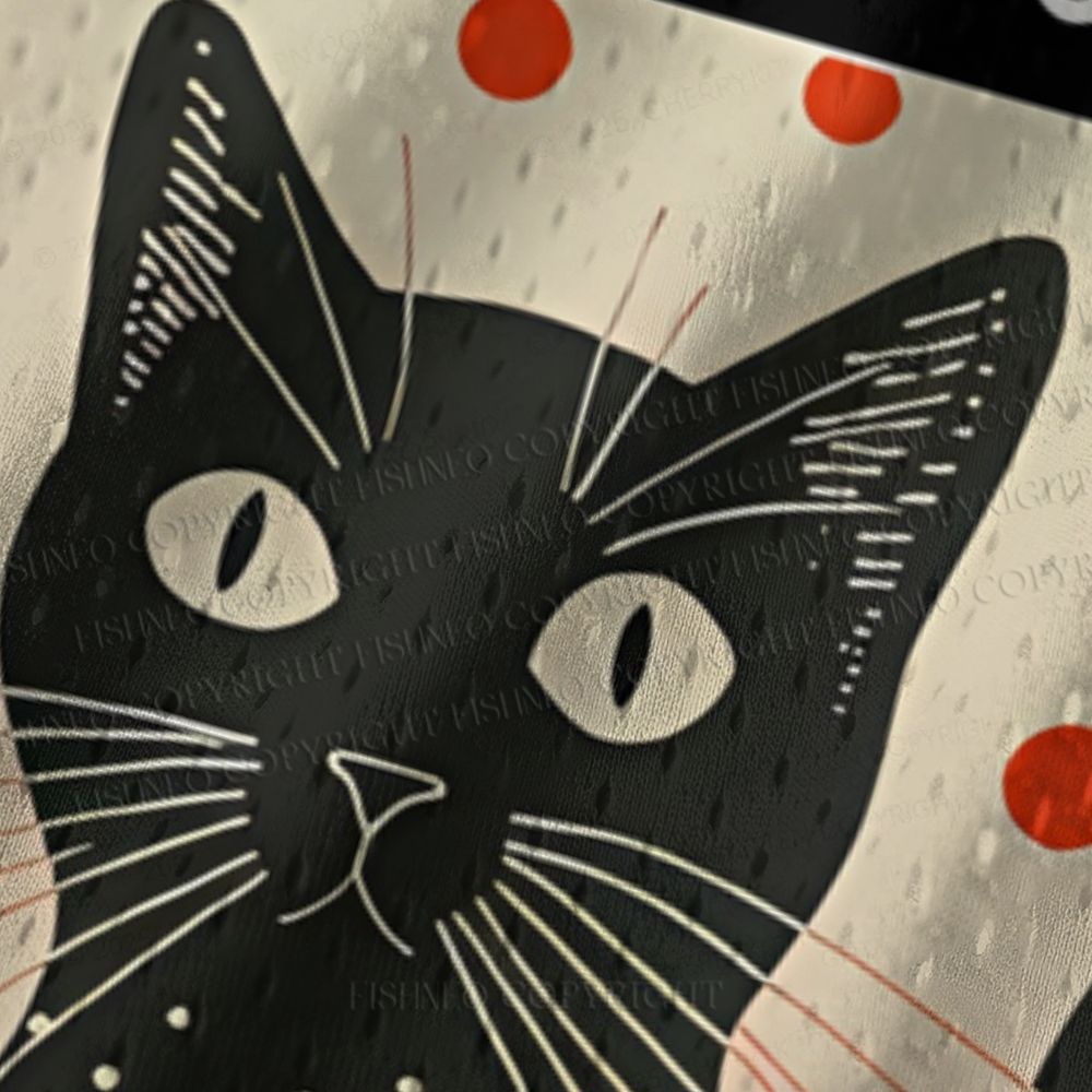 Yayoi Kusama Cat Printed Jersey Tank