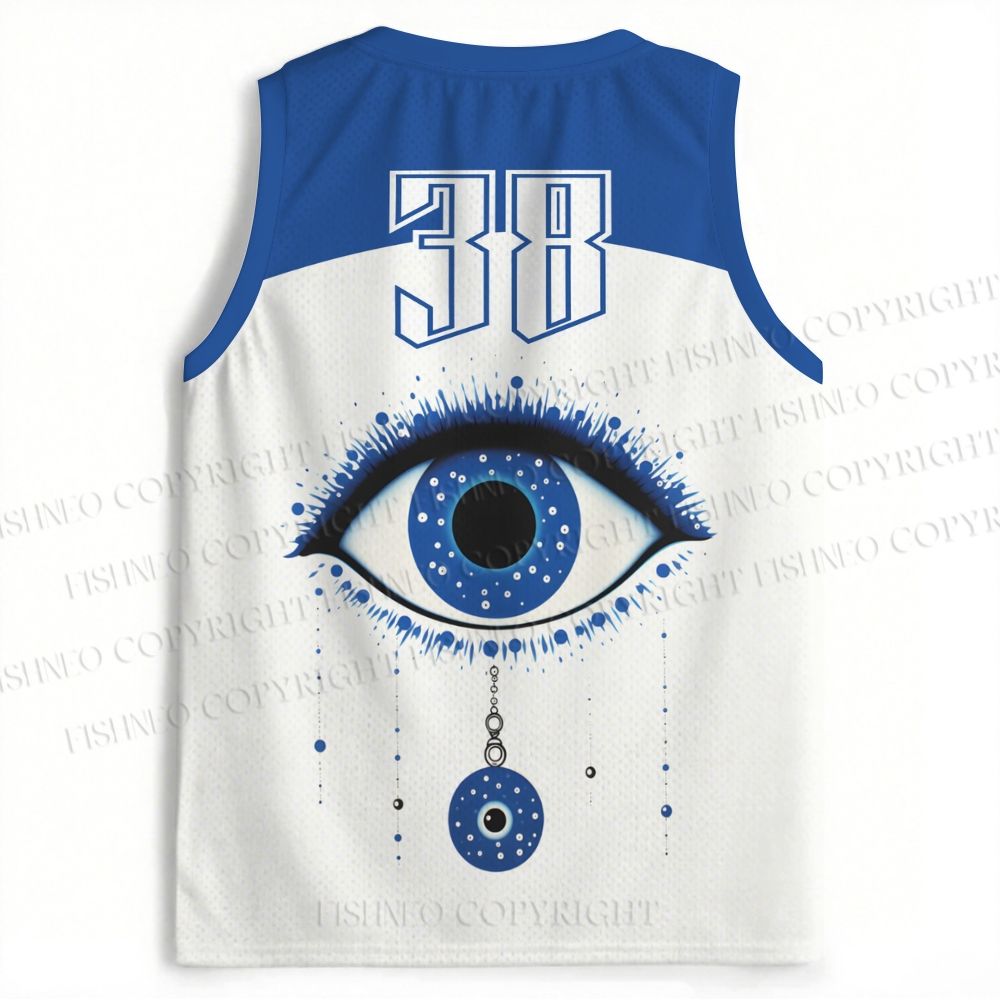 Yayoi Kusama Eye Printed Jersey Tank