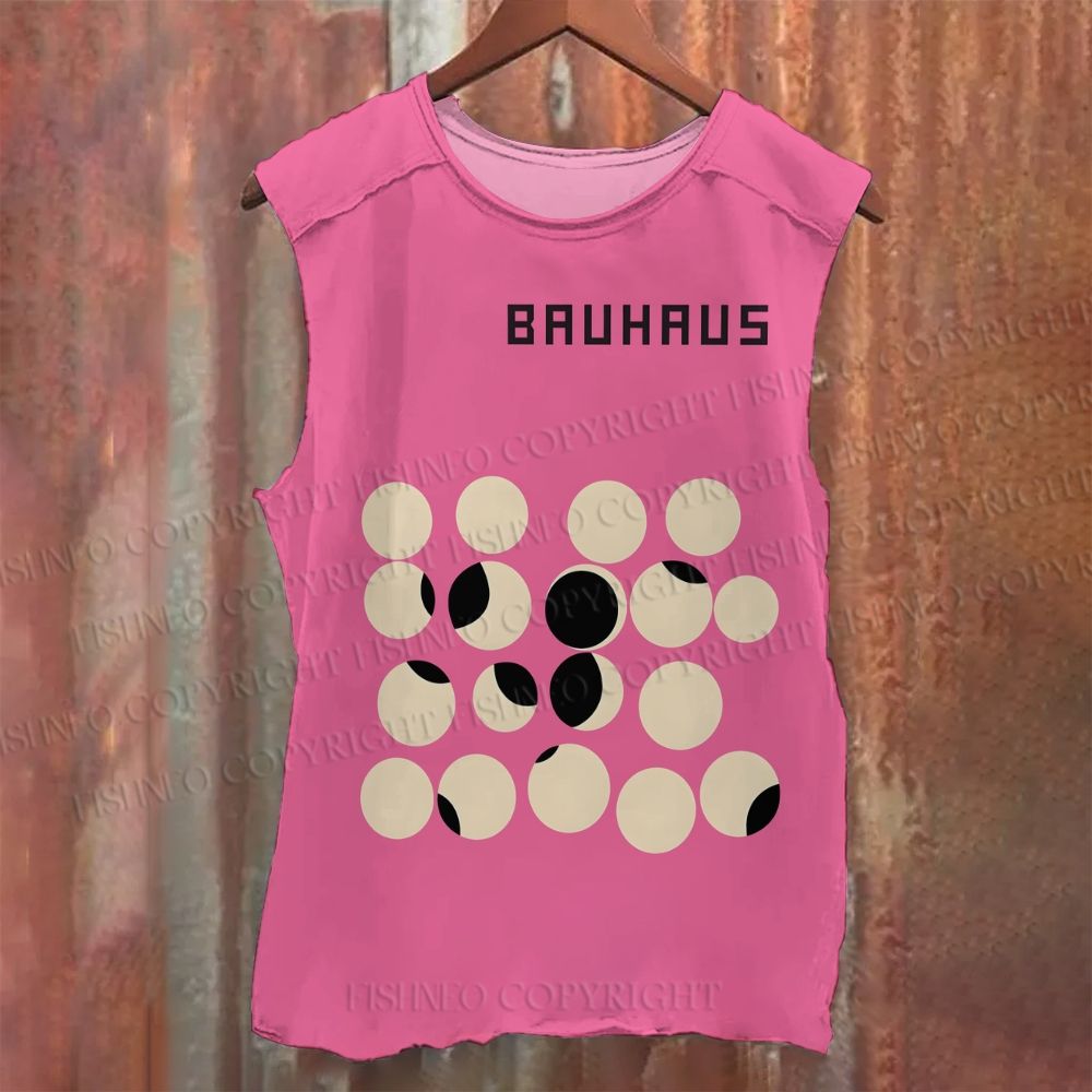 Unisex Casual Bauhaus #45" Printed Tank Top