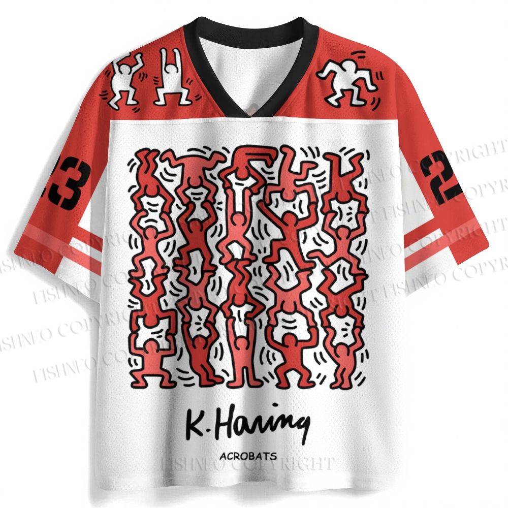 Keith Haring Dancing Jersey Shirts