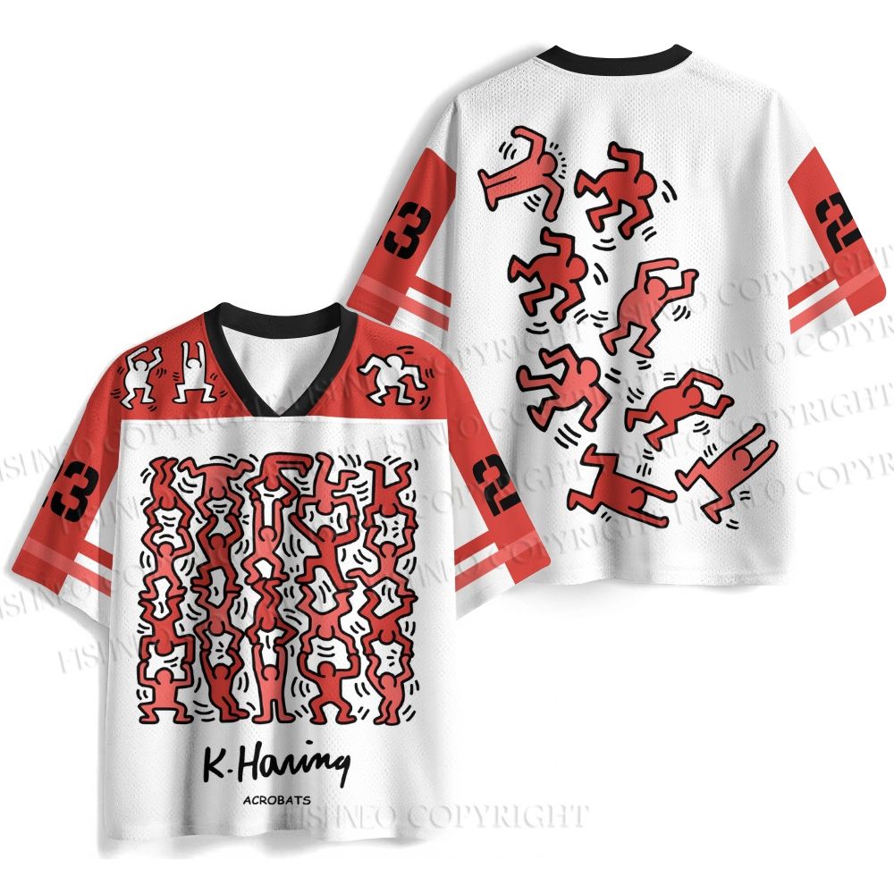 Keith Haring Dancing Jersey Shirts