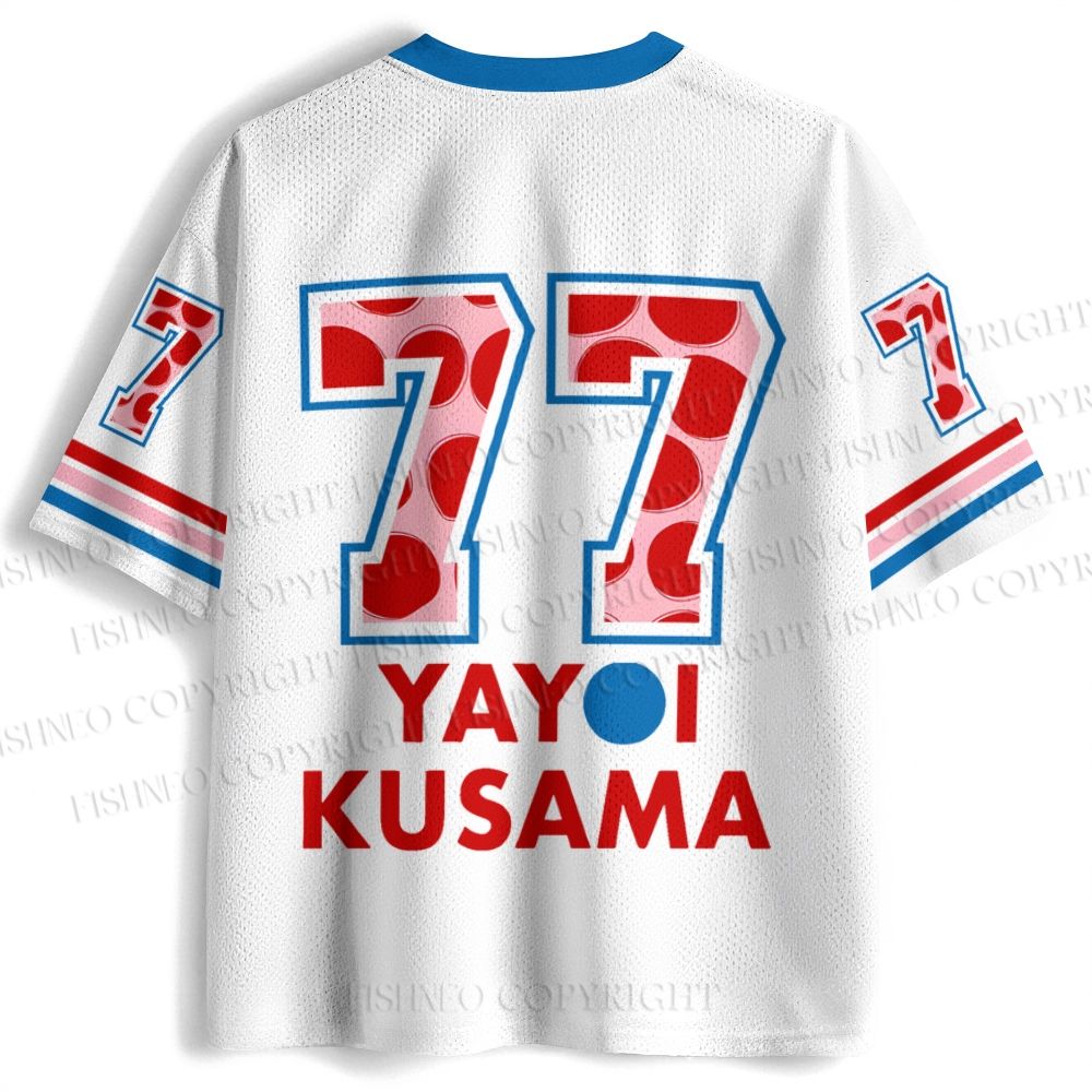 Yayoi Kusama Red Dots Jersey Shirts