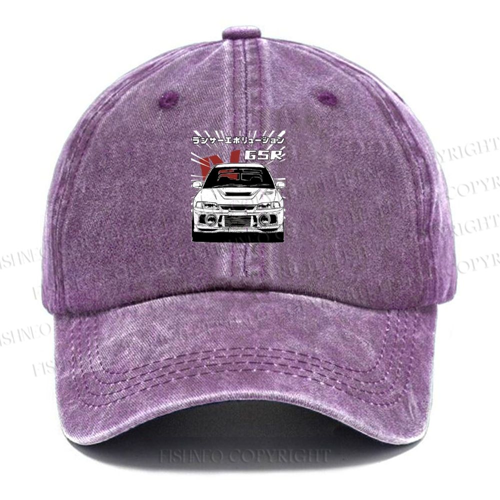 Unisex GSR Car Vintage Casual Washed Cap