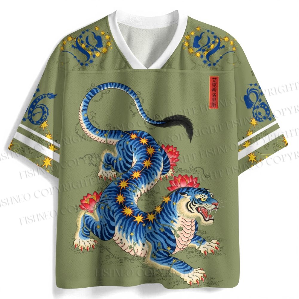 Lotus And Tiger Jersey Shirts