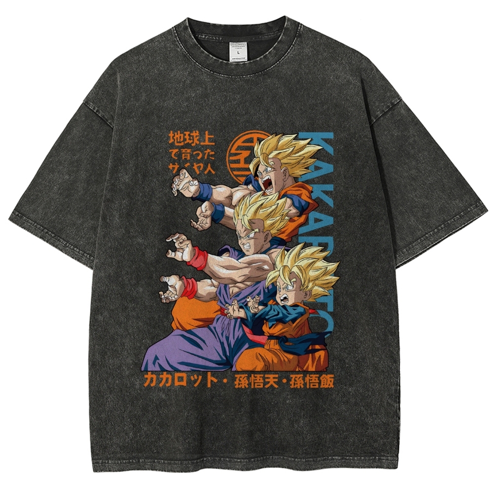 Goku Vintage Japanese Washed T-Shirt