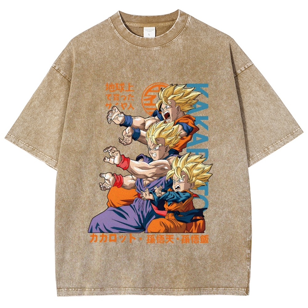 Goku Vintage Japanese Washed T-Shirt