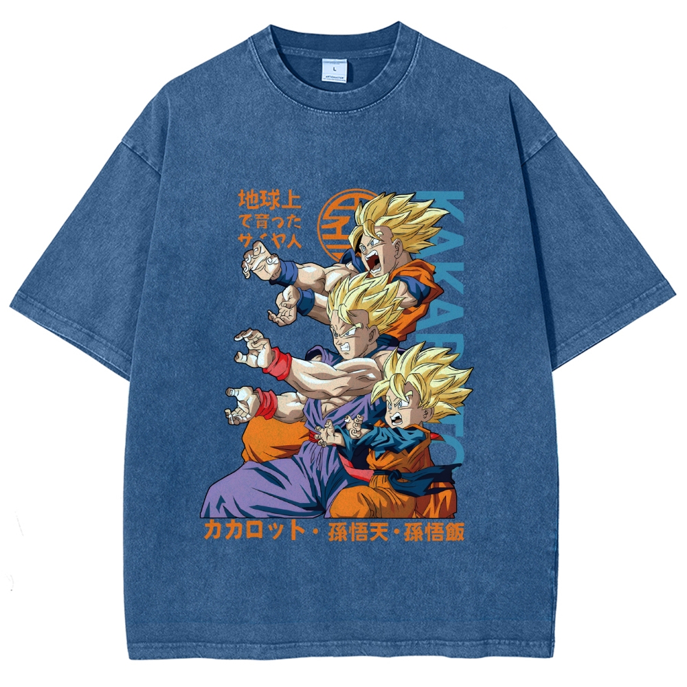 Goku Vintage Japanese Washed T-Shirt