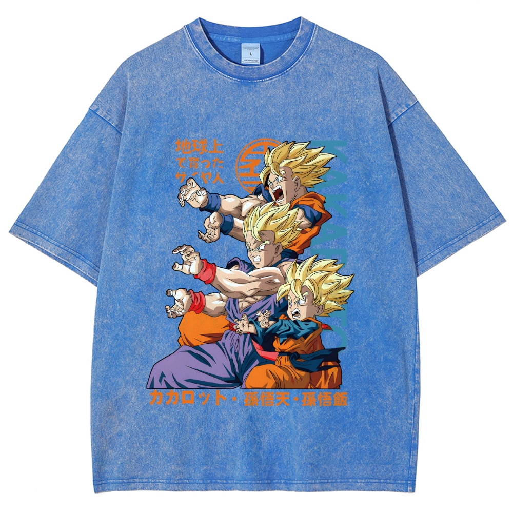 Goku Vintage Japanese Washed T-Shirt