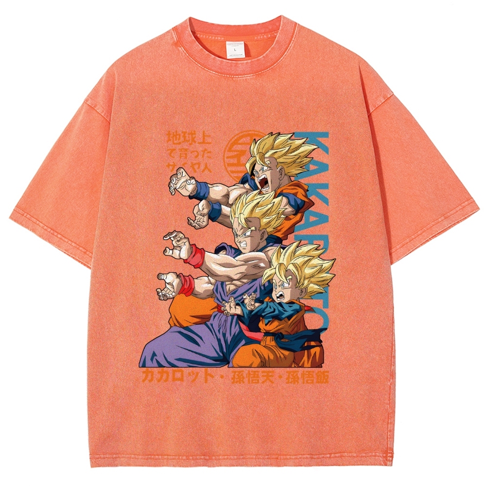 Goku Vintage Japanese Washed T-Shirt