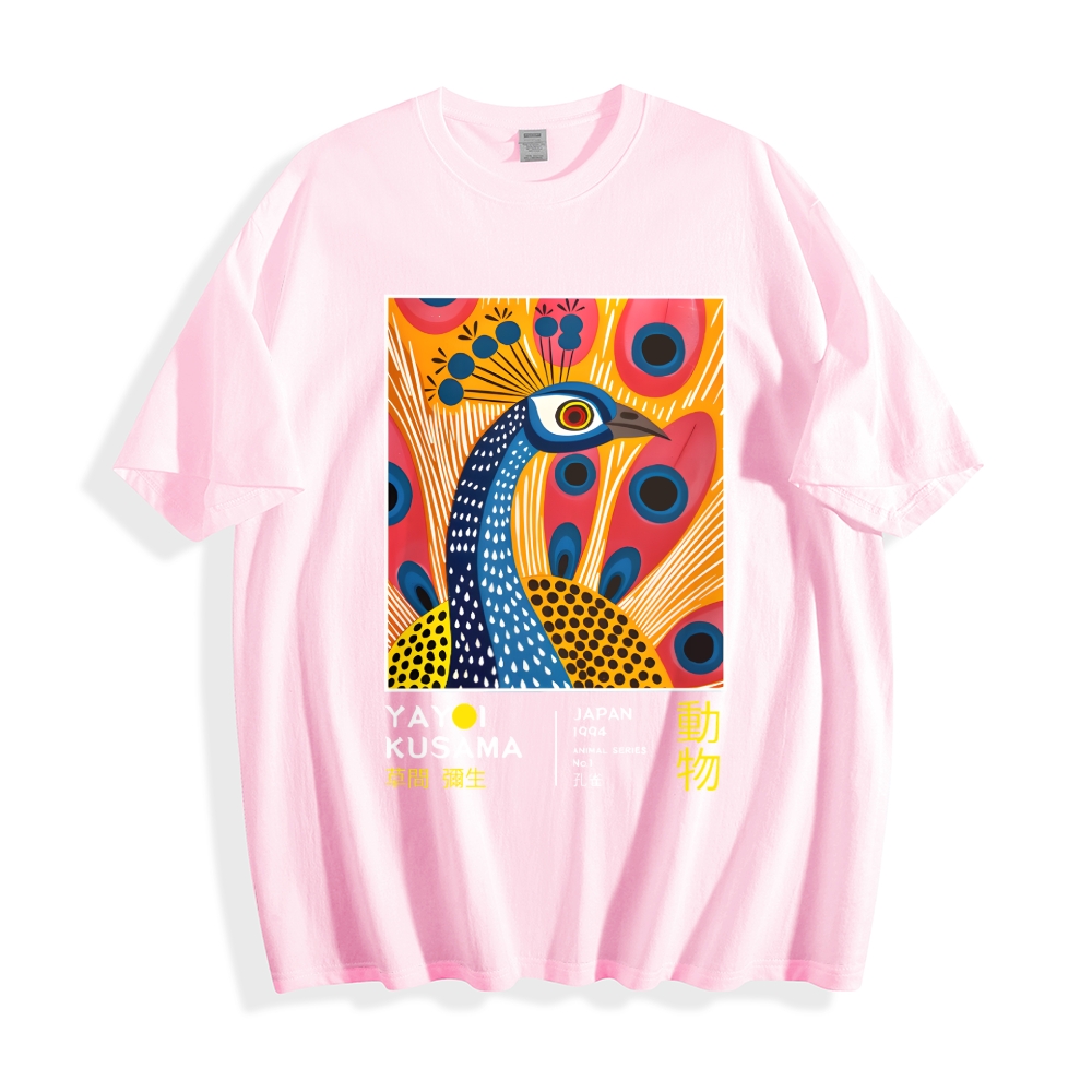 Yayoi Kusama Peacock Japanese Style Classic Tee