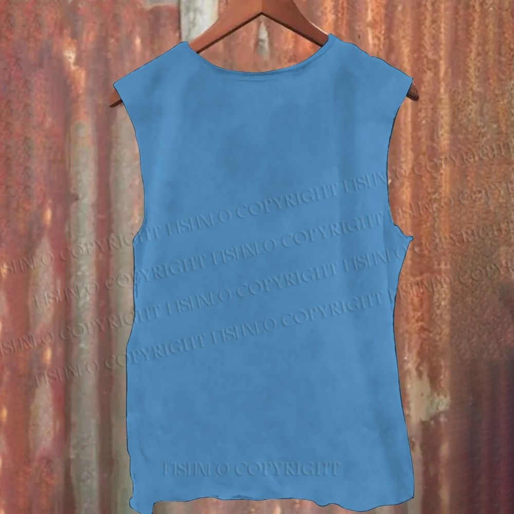 Unisex Casual Feeling Unproducktive Printed Tank Top