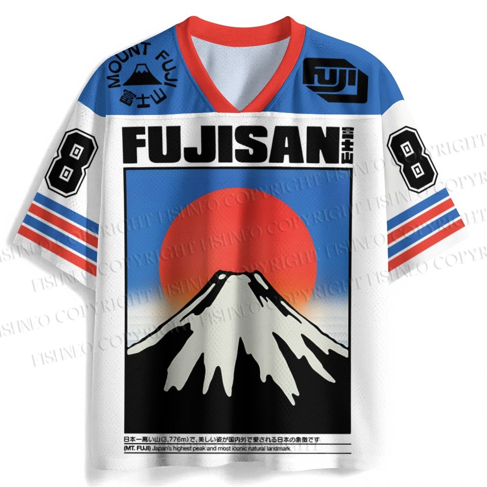 Japanese Mount Fuji Jersey Shirts