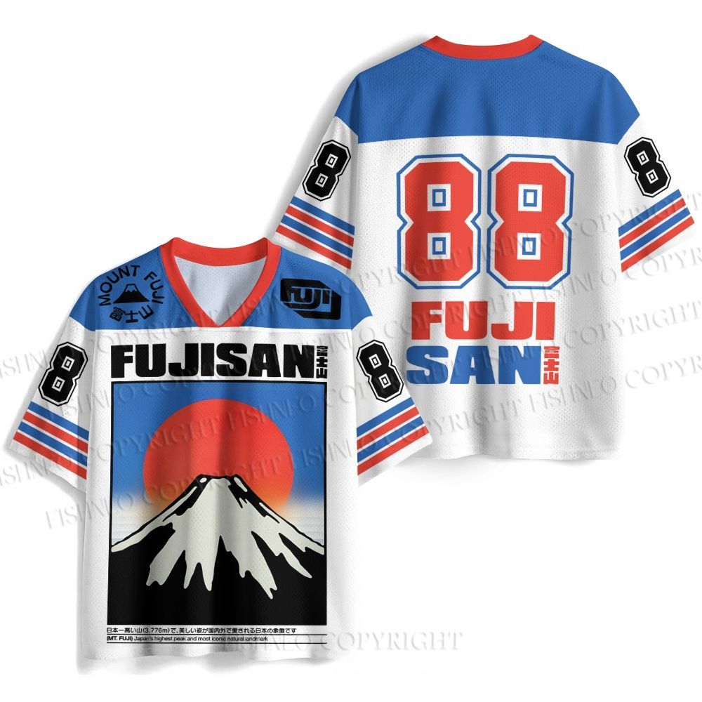 Japanese Mount Fuji Jersey Shirts