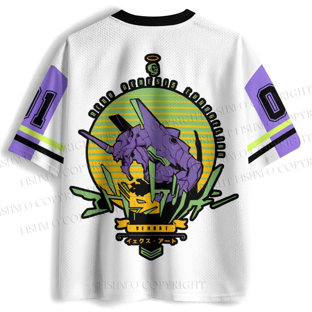 Neon Genesis Evangelion Unit 01 Jersey Shirts