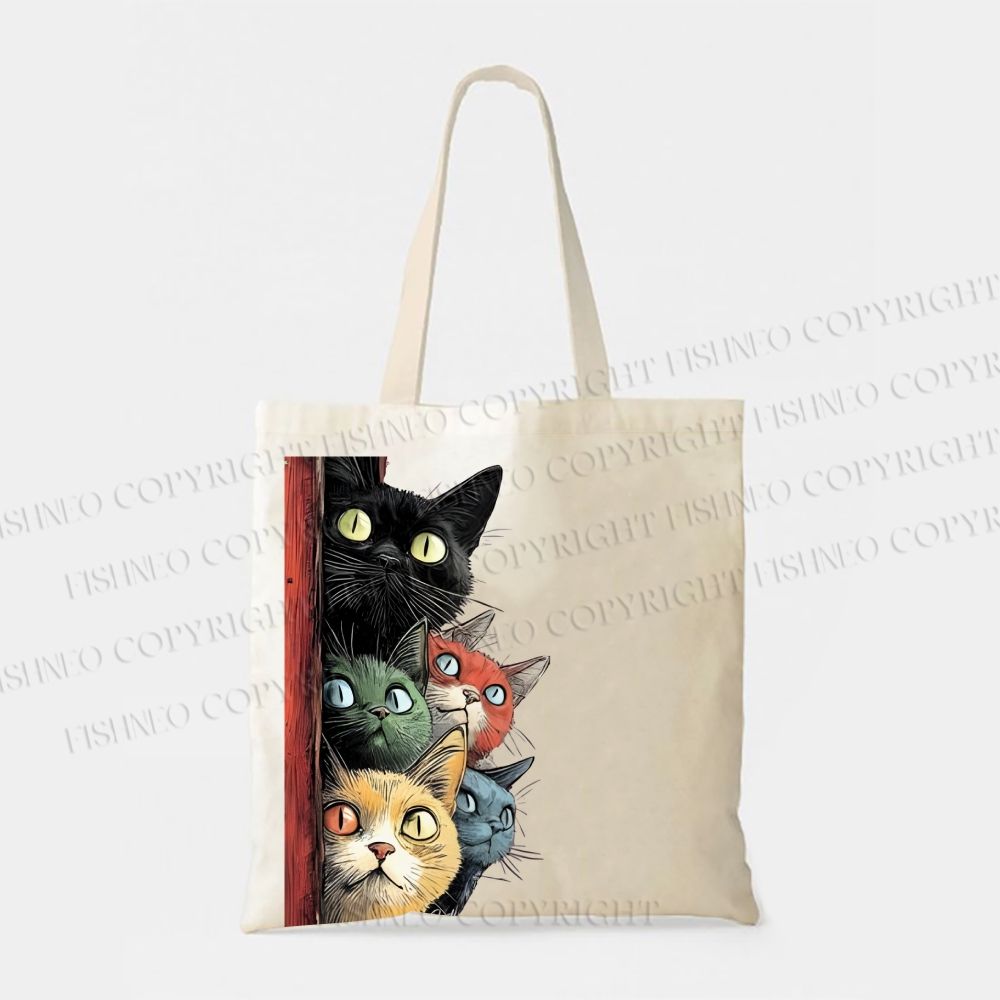The Peek-a-Boo Cat Pack Tote Bag