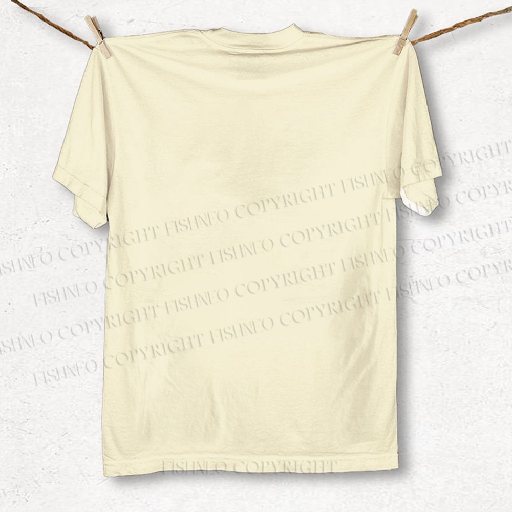 Unisex Horse Printed Classic Cotton T-shirt