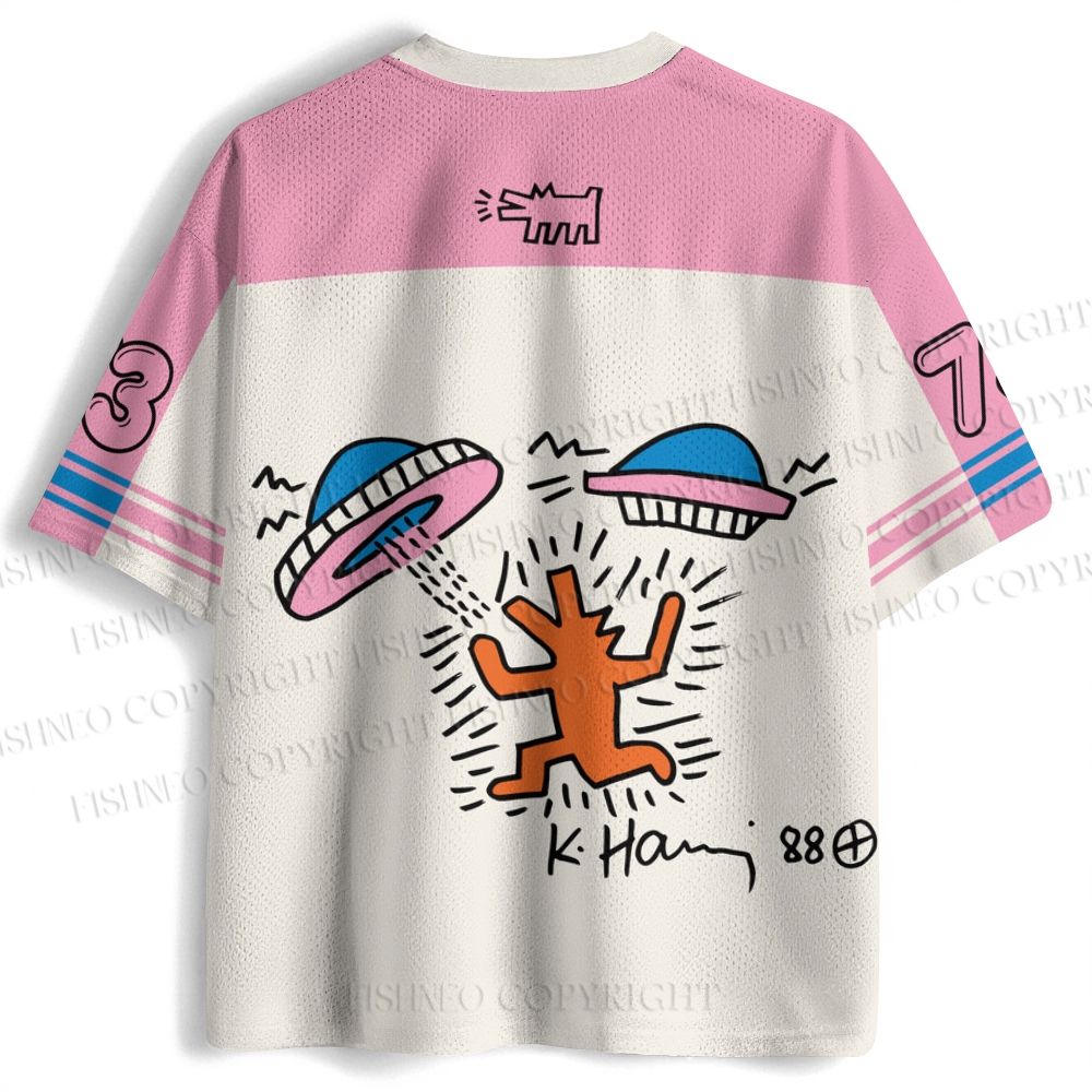 Keith Haring UFO And Dog Jersey Shirts