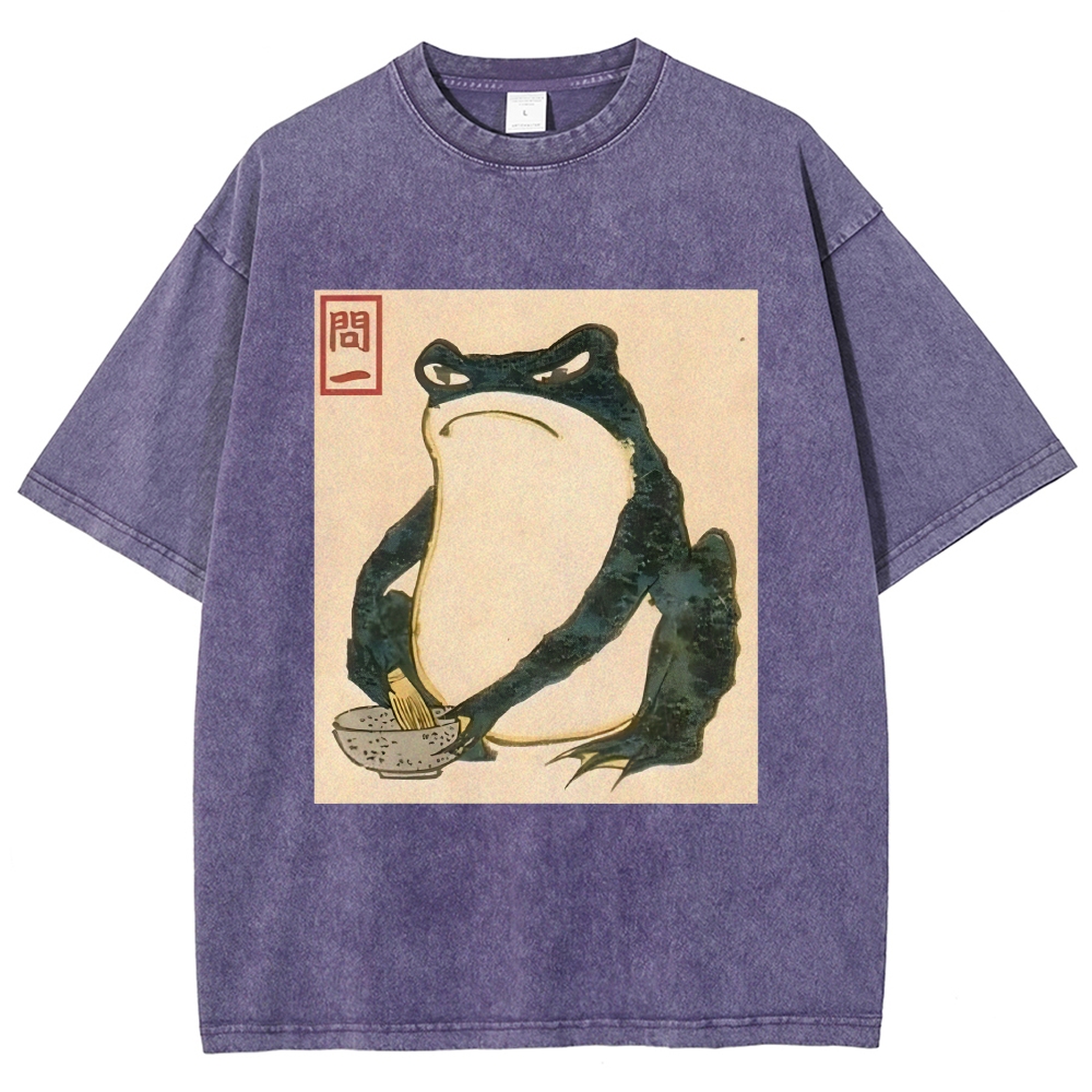 Matsumoto Hoji Japanese Frog Washed T-Shirt