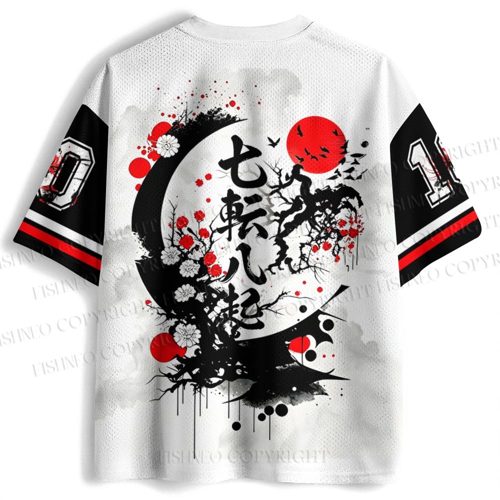 Vintage Koi and Lycoris Radiata Jersey Shirts