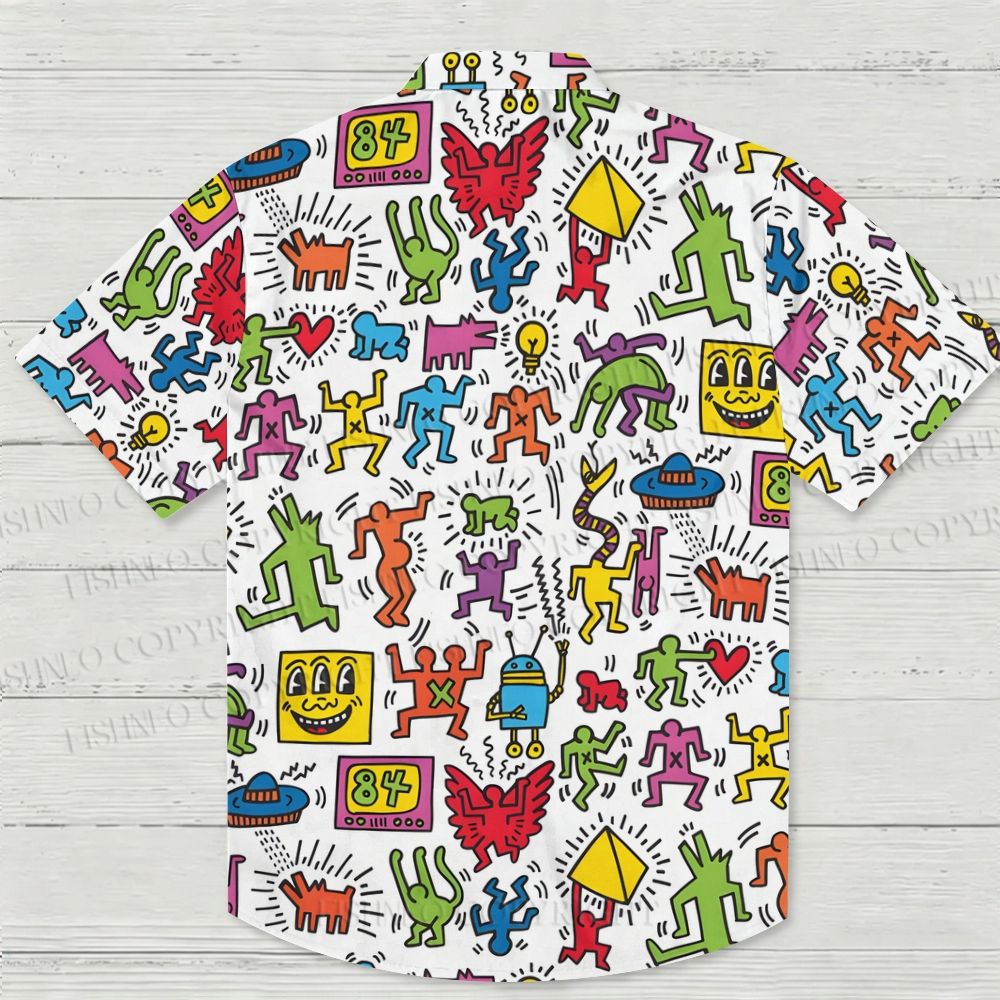 Puzzle Keith Haring Hawaiian Shirt