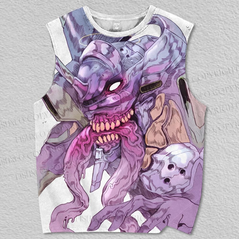 Unisex Neon Genesis Evangelion Unit 01 Printed Tank Top