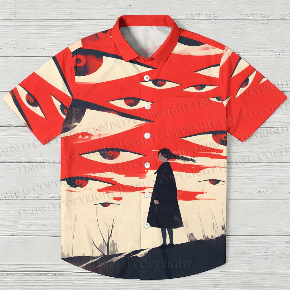 Bloody Eye Abyss Gaze Hawaiian Shirt