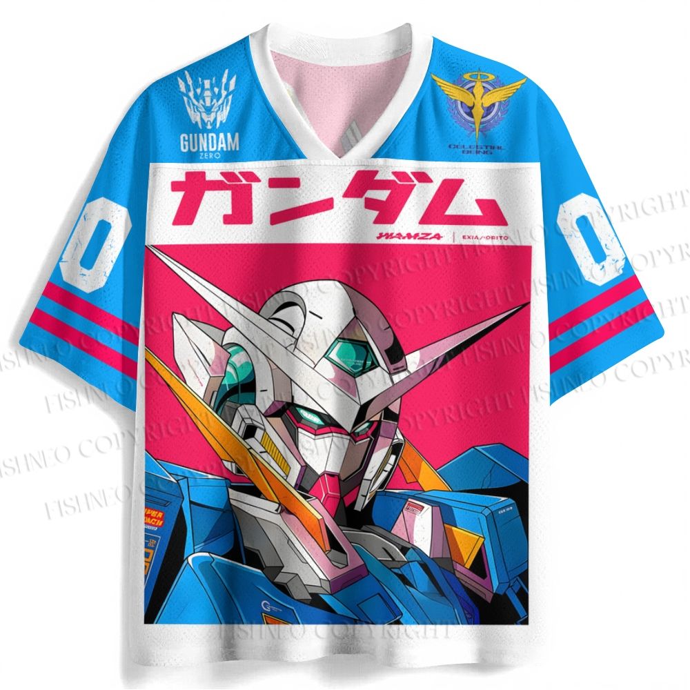 Gundam Exia Printed Jersey Shirts