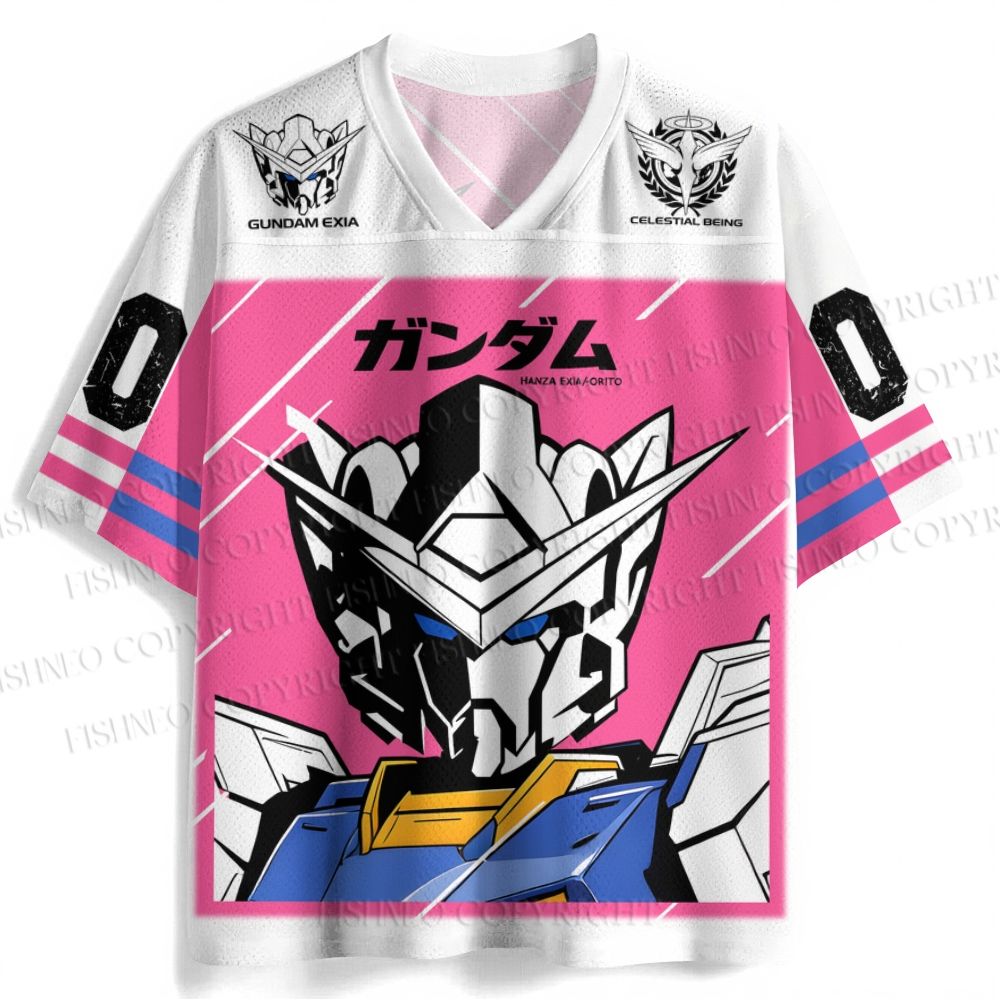 Gundam Exia Printed Jersey Shirts