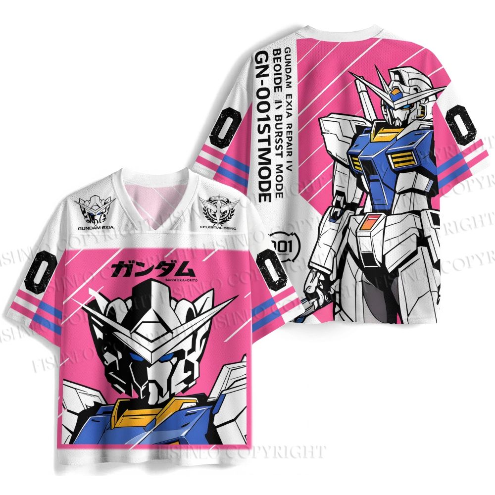 Gundam Exia Printed Jersey Shirts