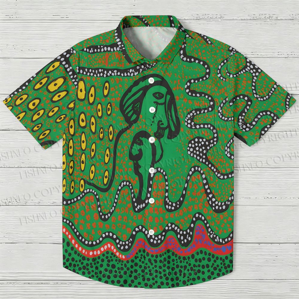 Yayoi Kusama Polka Dot Art Hawaiian Shirt