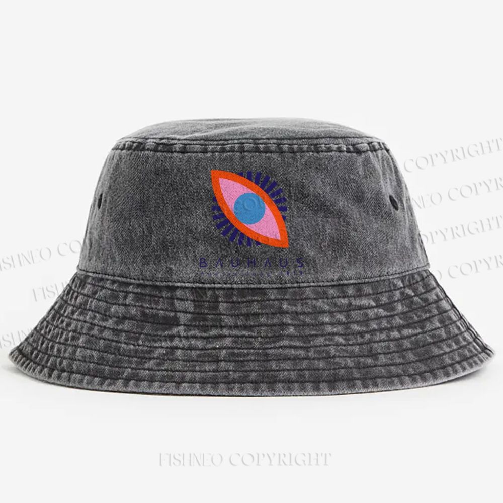Bauhaus Eye Washed Bucket Hat