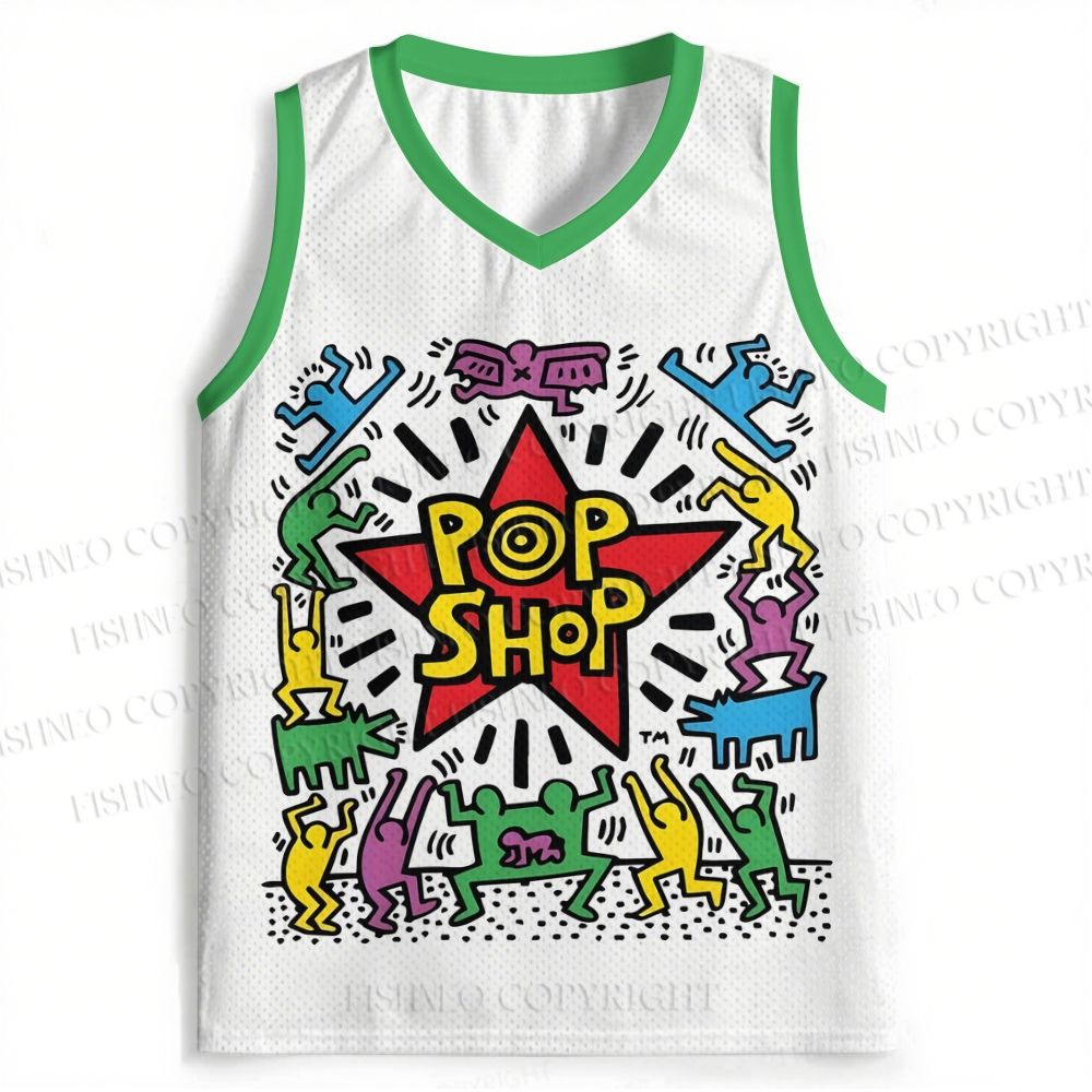 Keith Haring Pop Shop Jersey Tank