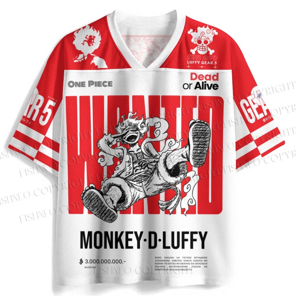 One Piece Luffy Jersey Shirts