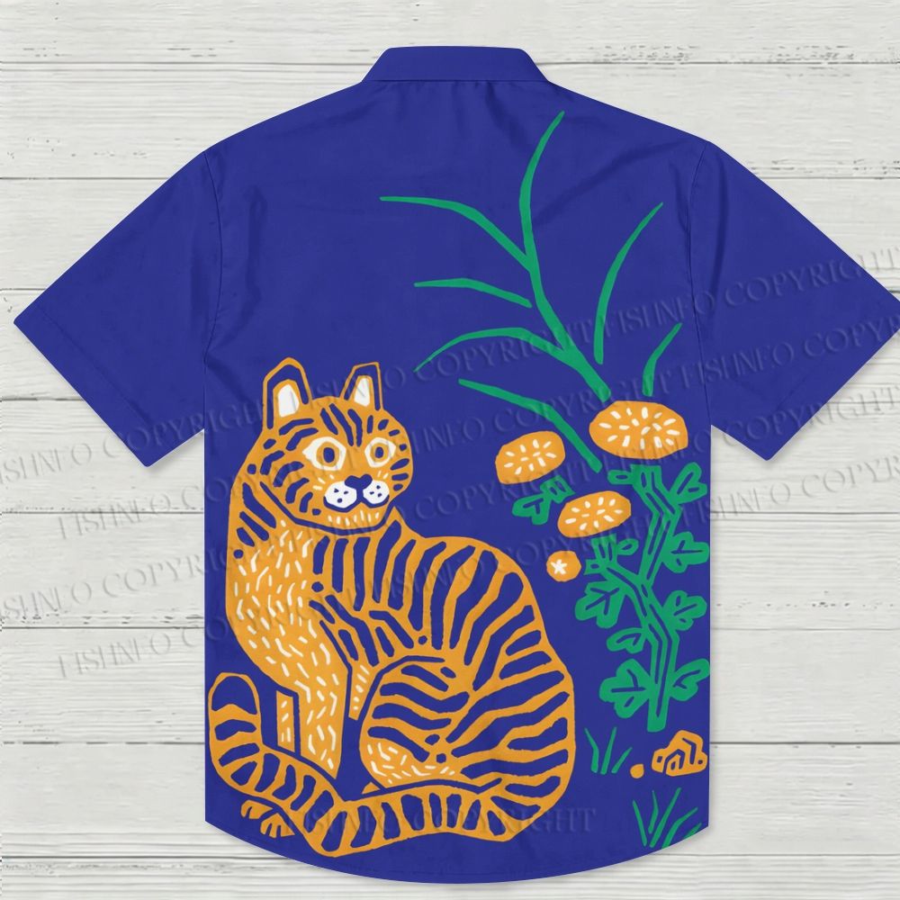 Vintage Tiger Hawaiian Shirt
