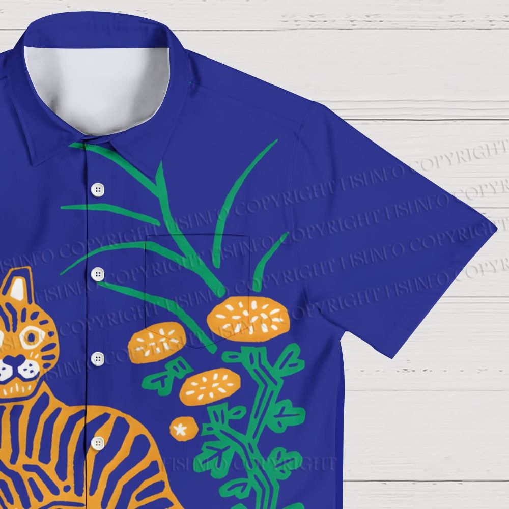 Vintage Tiger Hawaiian Shirt