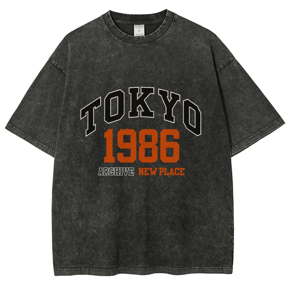 Tokyo 1986 Vintage Washed T-shirt