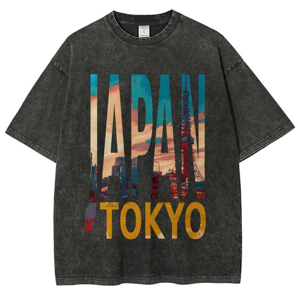 TOKYO JAPAN Vintage Washed T-shirt