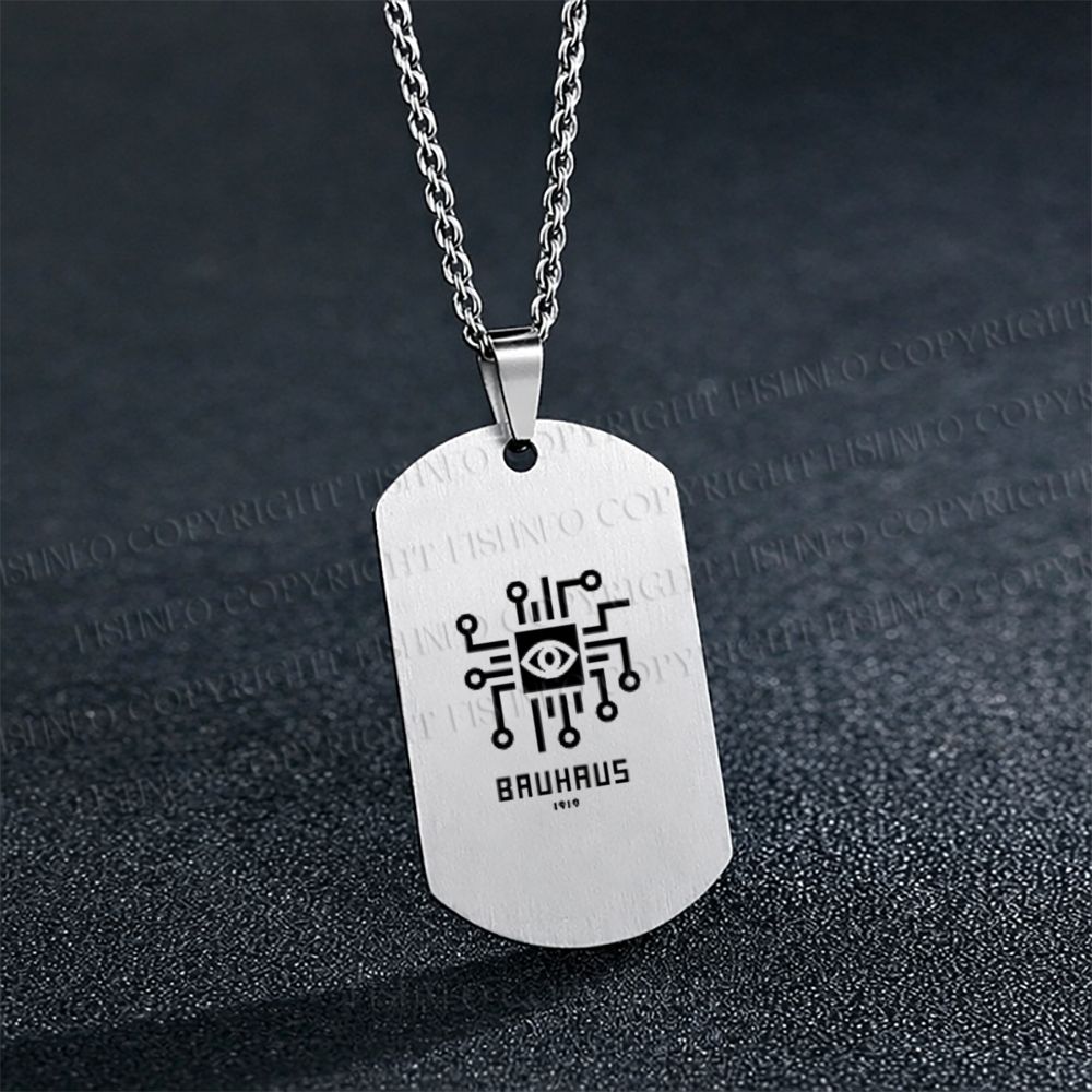 Bauhaus eye Necklace