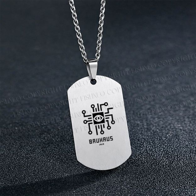 Bauhaus eye Necklace