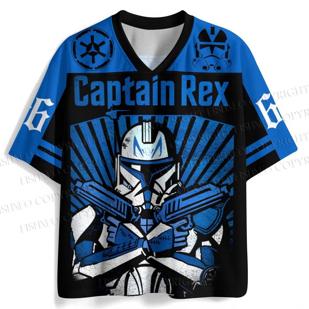 Star Wars Captain Rex Jersey Shirts