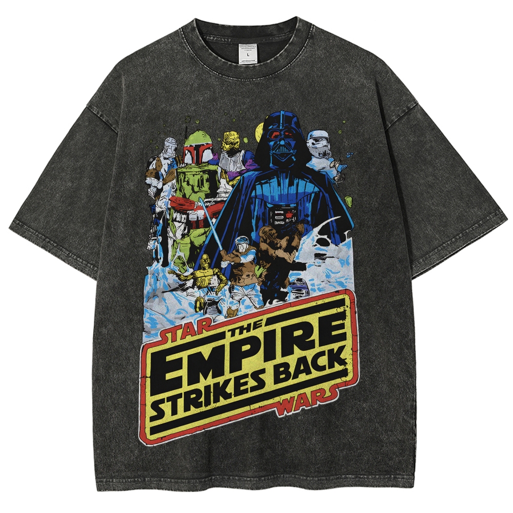 Star war washed tshirt