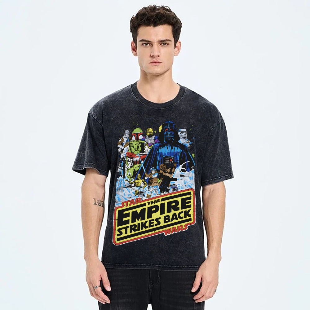 Star war washed tshirt