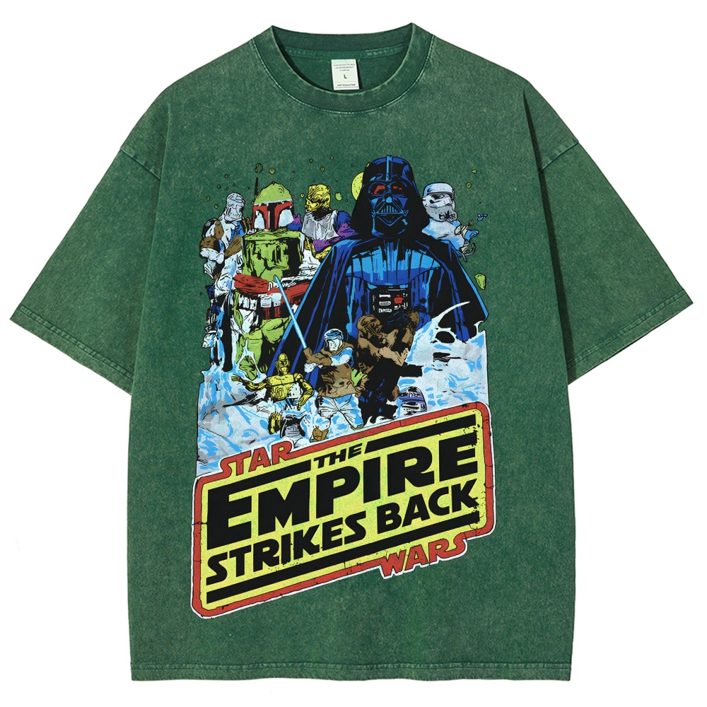 Star war washed tshirt