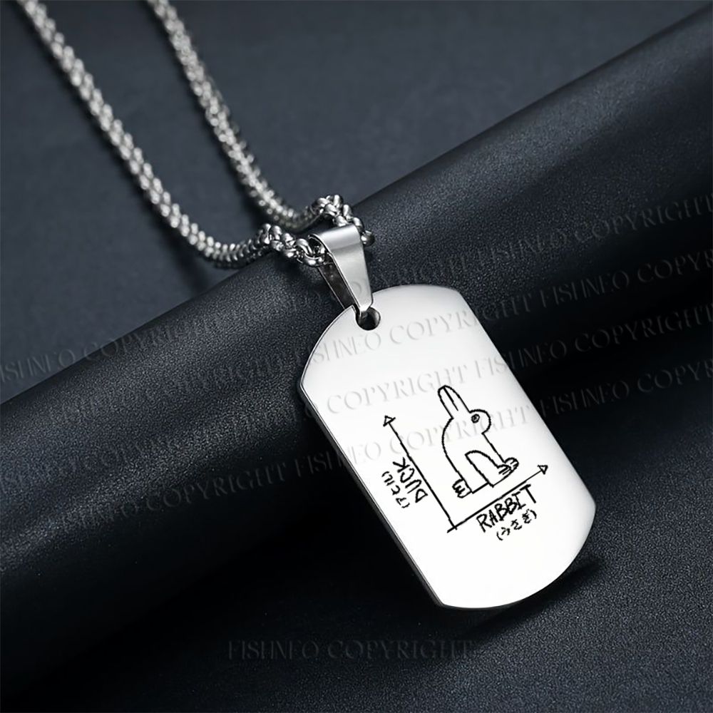 Rabbit Duck Necklace