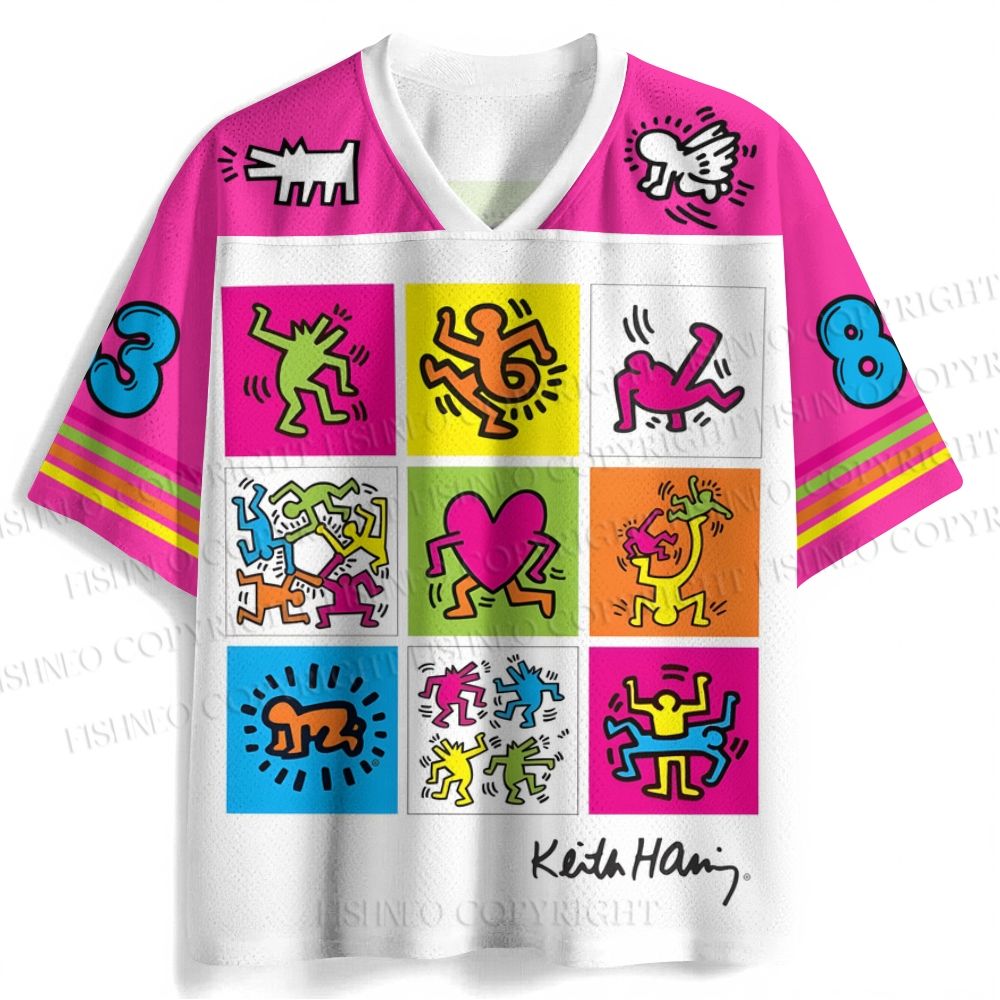 Keith Haring Pop Shop Jersey Shirts