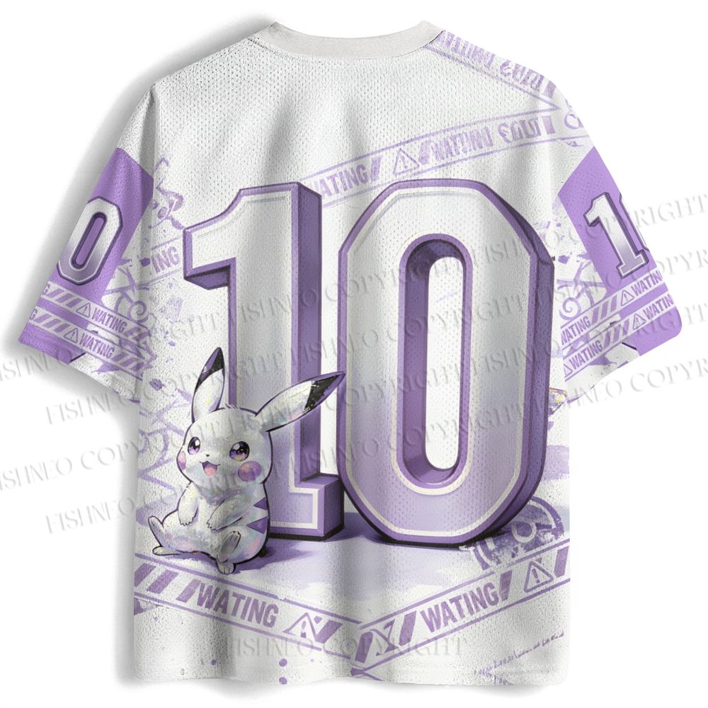 Pikachu Printed Jersey Shirts